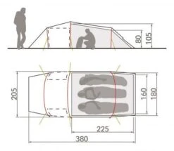 VAUDE Arco XT 3P -Cheap Camp Tent N Tarp Store 12258 g 430x430 1280x1280