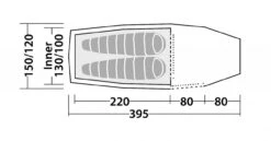 Robens Voyager 2EX -Cheap Camp Tent N Tarp Store 130263 Voyager 2EX Drawing Floorplan3 1280x1280