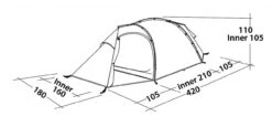 Robens Stony Brook 3 -Cheap Camp Tent N Tarp Store 130270 Stony Brook 3 Drawing Perspective2 1280x1280