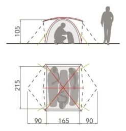 VAUDE Campo 3P -Cheap Camp Tent N Tarp Store 14223 g 430x430 1280x1280