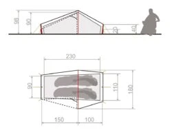 VAUDE Lizard Seamless 1-2P -Cheap Camp Tent N Tarp Store 14417 g 1280x1280