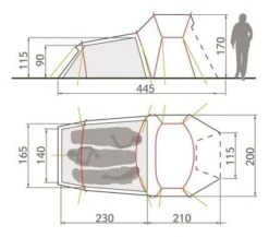 VAUDE Chapel L XT 3P -Cheap Camp Tent N Tarp Store 14561 g 430x430 1280x1280